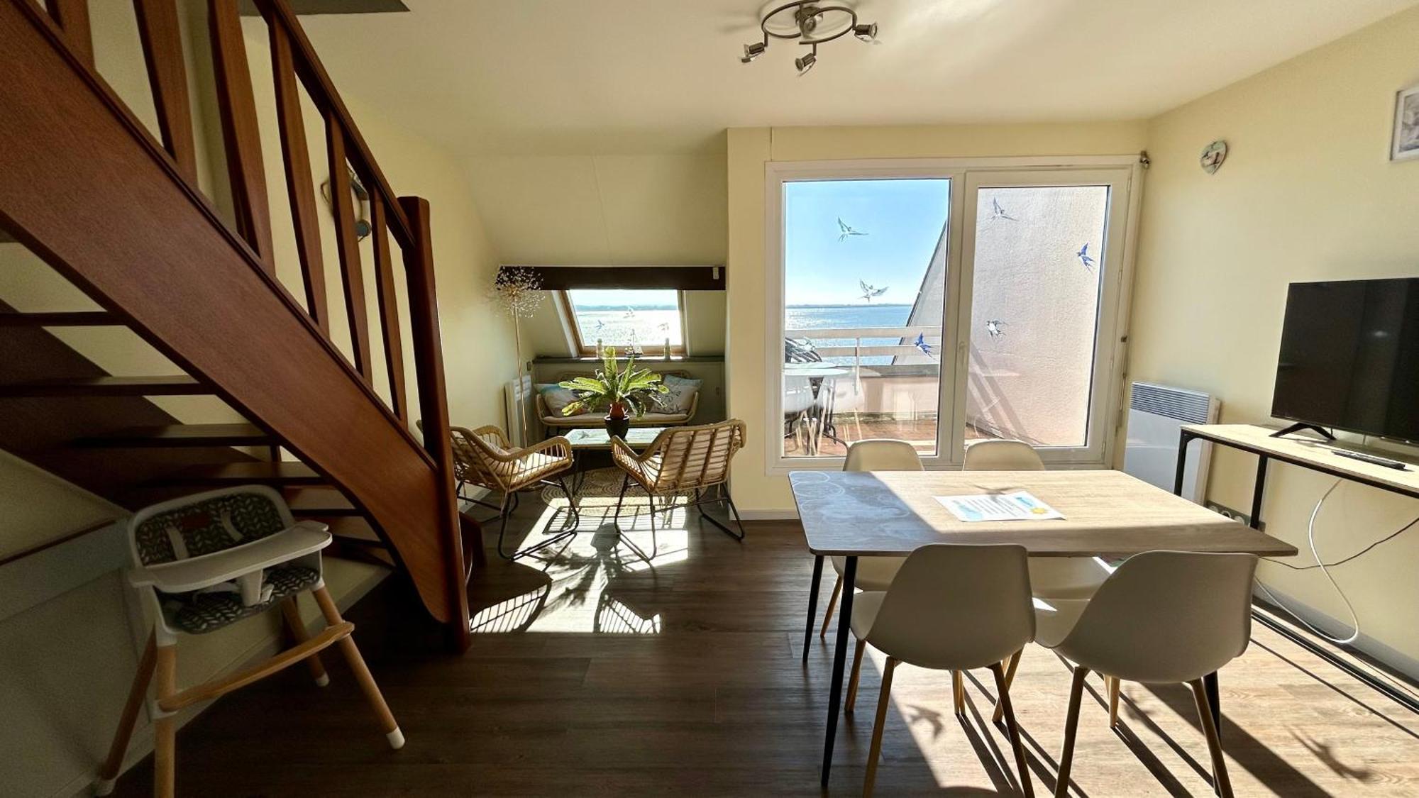Plein Sud, Appartement Vue Baie, Acces Direct Plage Le Crotoy Ngoại thất bức ảnh